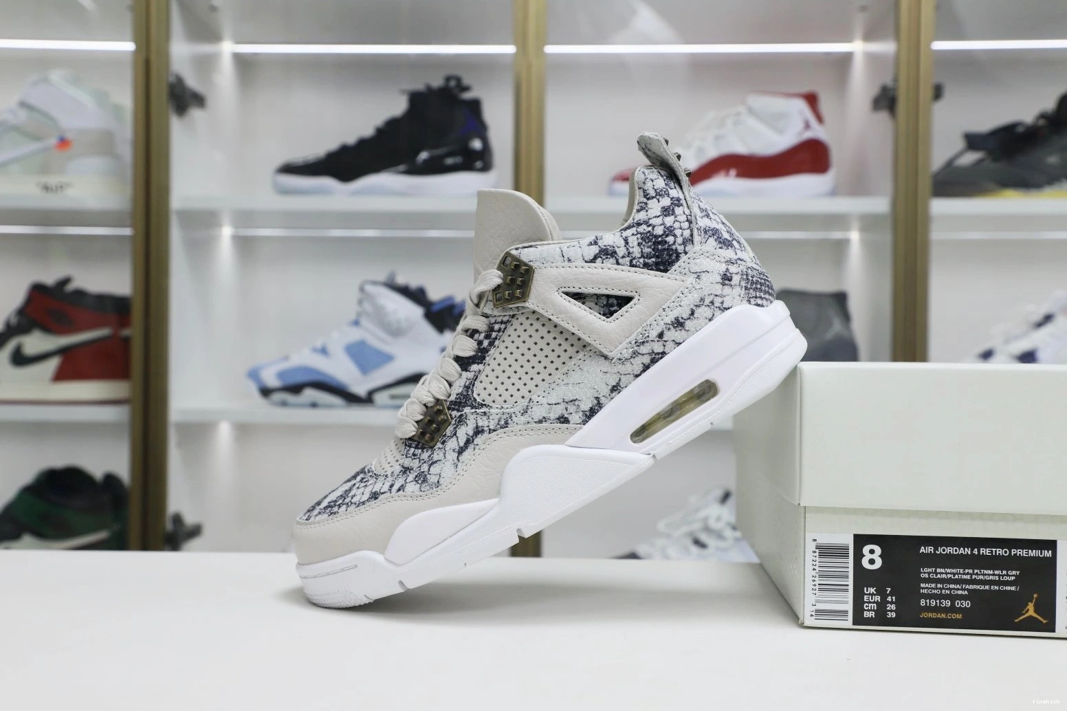 snakeskin Jordan 4 retro Air Jordan 1121